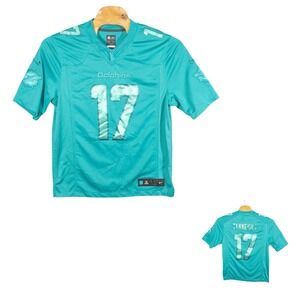 Nike‎ On Field Miami Dolphins Ryan Tannehill Jersey Mens Large Aqua